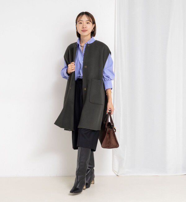 NOLLEY'S「ウールロングジレ」|ベスト・ジレ|