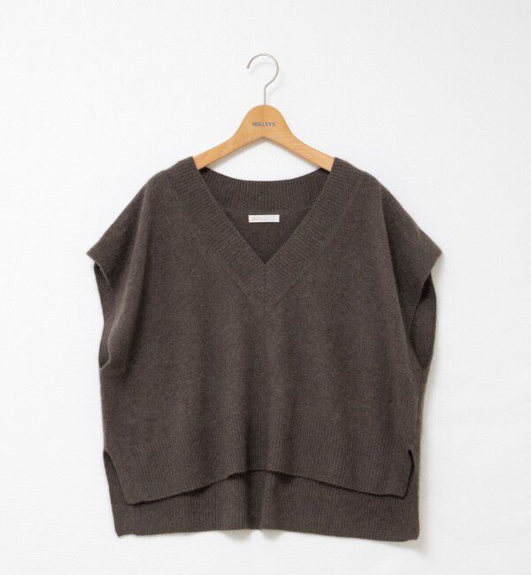 NOLLEY'S「ウォッシャブルヘアリーＶネックベスト」|ベスト・ジレ|