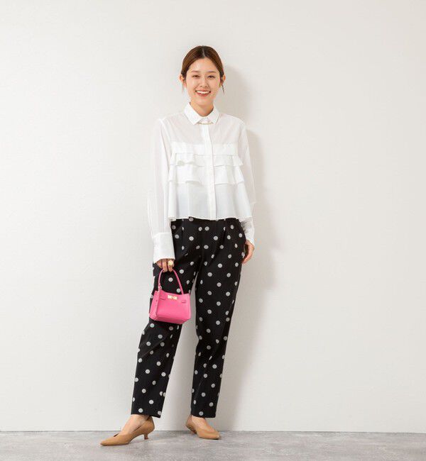 NOLLEY'S「【MARILYN MOON/マリリーンムーン】layered raffle blouse」|シャツ・ブラウス|