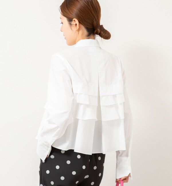 NOLLEY'S「【MARILYN MOON/マリリーンムーン】layered raffle blouse」|シャツ・ブラウス|
