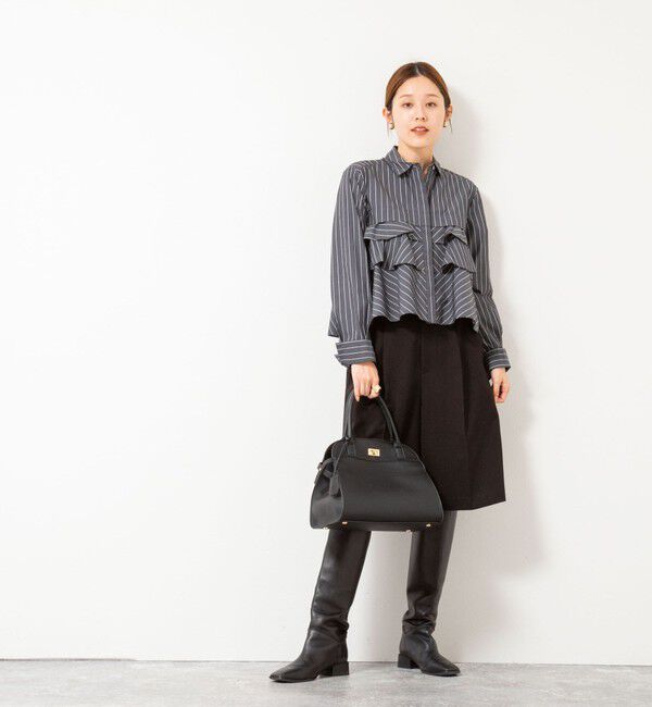 NOLLEY'S「【MARILYN MOON/マリリーンムーン】layered raffle blouse」|シャツ・ブラウス|