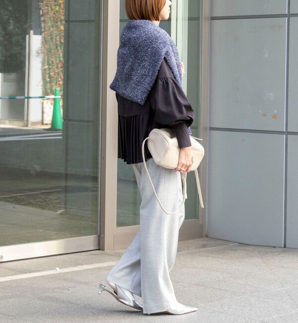 NOLLEY'S「ウォッシャブル切替プリーツブラウス」|シャツ・ブラウス|