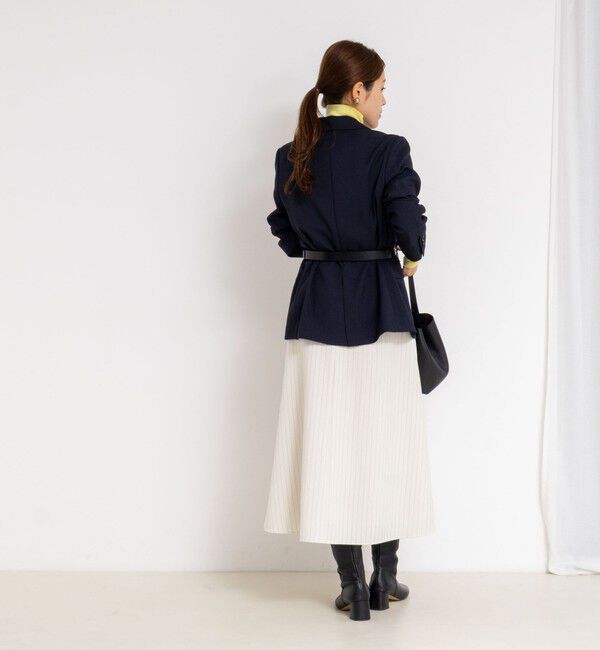 NOLLEY'S「《セットアップ対応》ウォッシャブルウール調フレアスカート」|フレア|