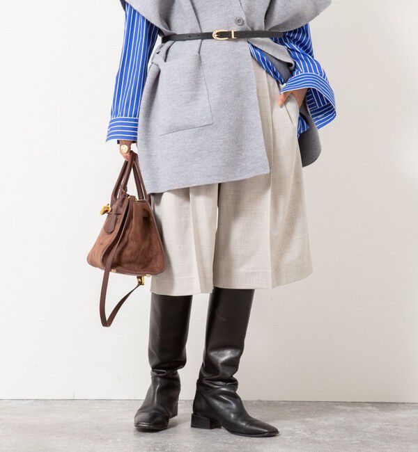 Rie Miller「ウォッシャブル2タックハーフパンツ」|その他|