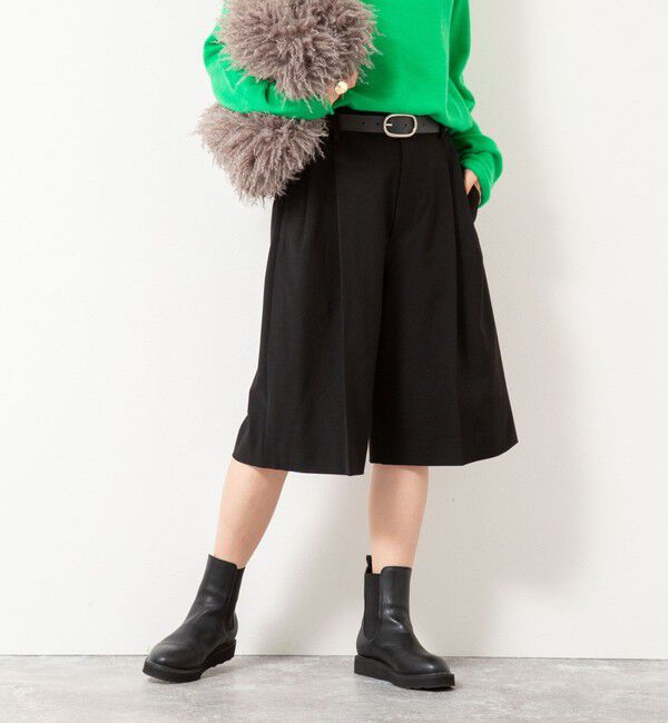 Rie Miller「ウォッシャブル2タックハーフパンツ」|その他|