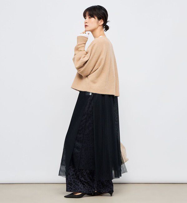 Rie Miller「ウォッシャブルチュールキャミワンピース」|ワンピース|