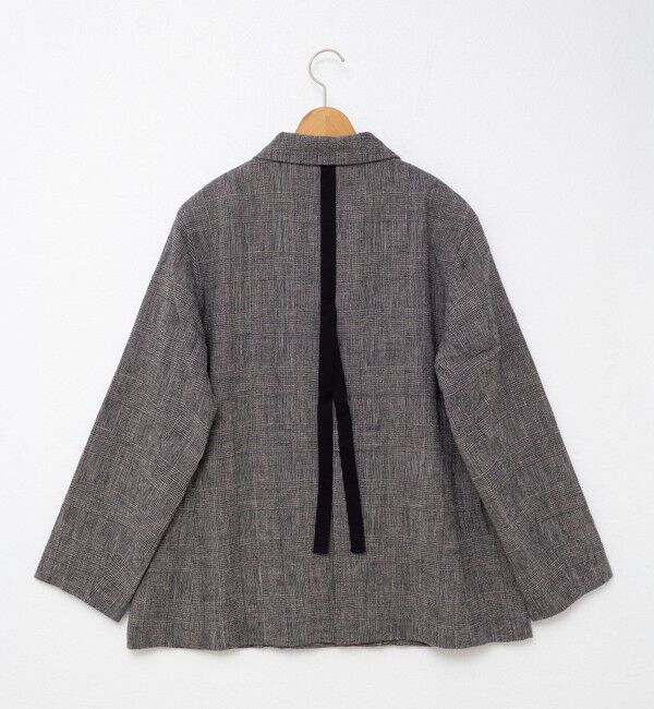 NOLLEY'S「【enrica/エンリカ】グレンチェックオーバーサイズジャケット」|テーラードジャケット|