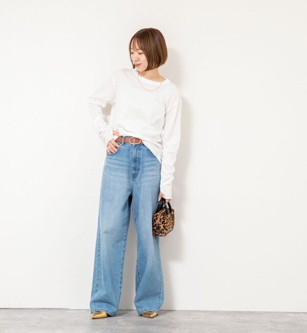 NOLLEY'S「ウォッシャブルオーガニックコットンロンT」|Tシャツ・カットソー|