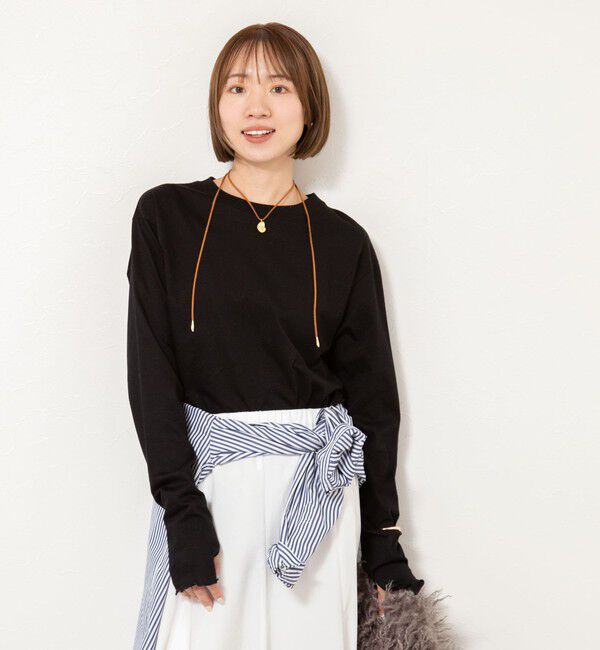 NOLLEY'S「ウォッシャブルオーガニックコットンロンT」|Tシャツ・カットソー|