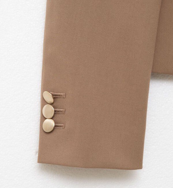 NOLLEY'S sophi「《セットアップ対応》ウォッシャブルウール混ツイルショートジャケット」|テーラードジャケット|