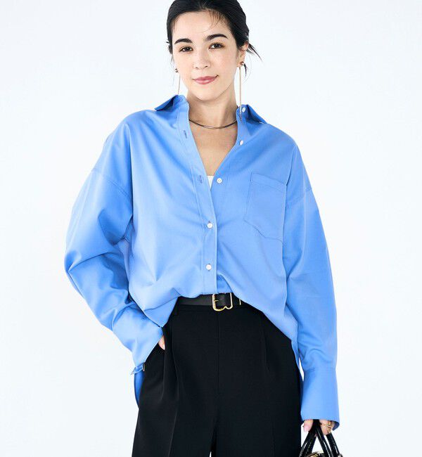 NOLLEY'S sophi「【一部WEB限定カラー】ウォッシャブルオックス2WAYシャツ」|シャツ・ブラウス|