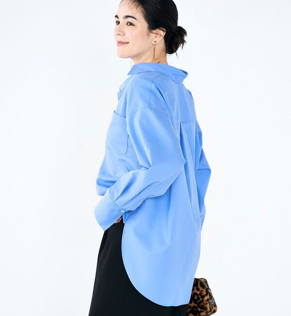 NOLLEY'S sophi「【一部WEB限定カラー】ウォッシャブルオックス2WAYシャツ」|シャツ・ブラウス|