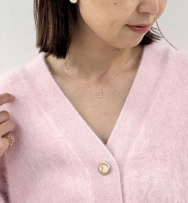 grace grace「【grace grace/グラスグラス】10KイニシャルプレートNL-07」|ネックレス|