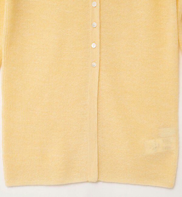 NOLLEY'S sophi「《手洗い可能》モヘヤ混片畦ミディ丈Cネックカーディガン」|カーディガン|