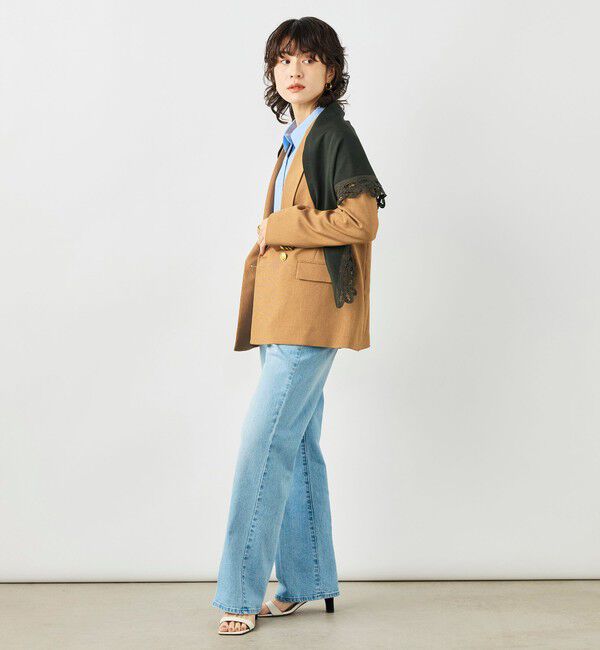 NOLLEY'S「《手洗い可能》バテンレース三角ストール」|ストール|