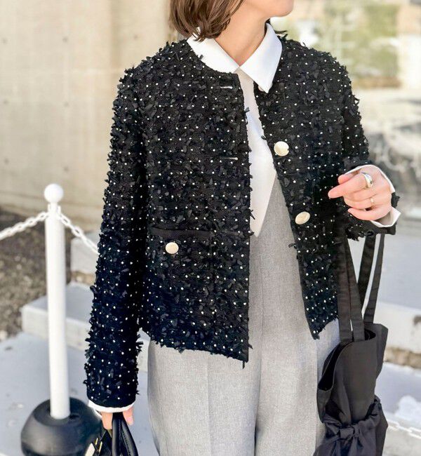 NOLLEY'S「45th limited editionフラッグカラミジャケット」|ノーカラージャケット|