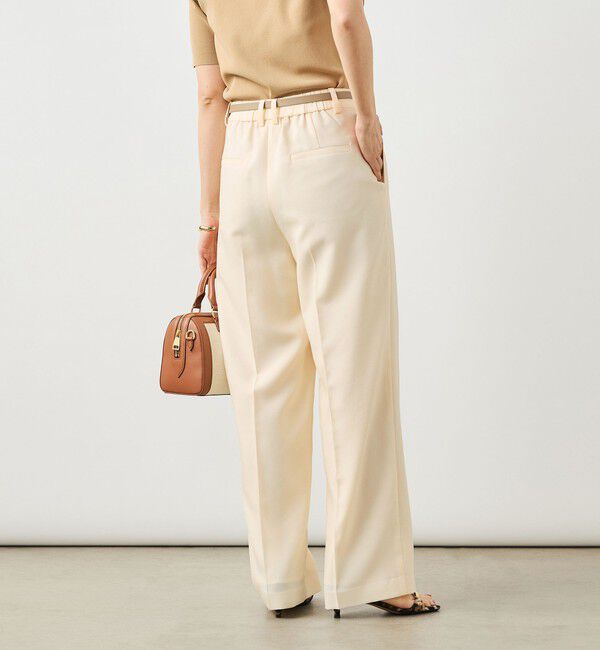 NOLLEY'S sophi「NEW morisachi《セットアップ対応》ウォッシャブルスラブオックスタックワイドパンツ」|その他|