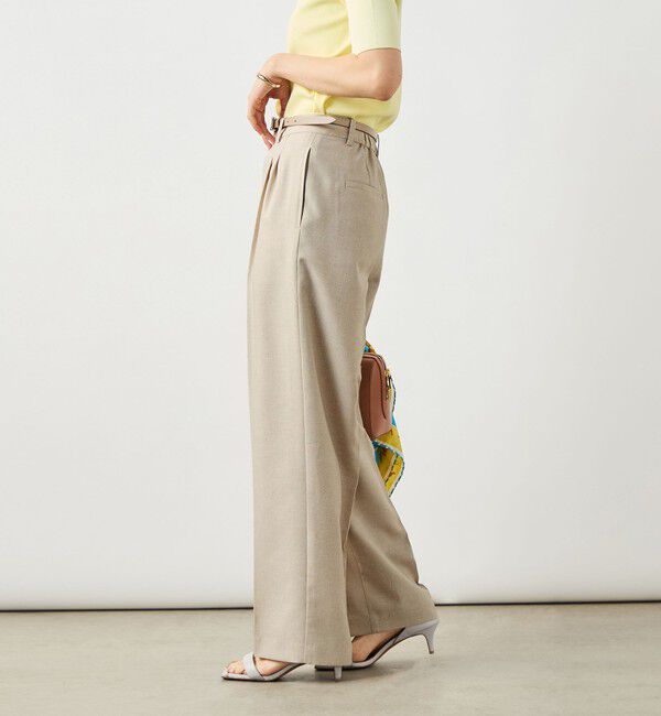 NOLLEY'S sophi「NEW morisachi《セットアップ対応》ウォッシャブルスラブオックスタックワイドパンツ」|その他|