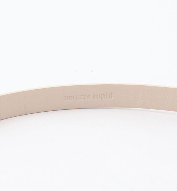 NOLLEY'S sophi「クロコ型押しベルト15」|ベルト|