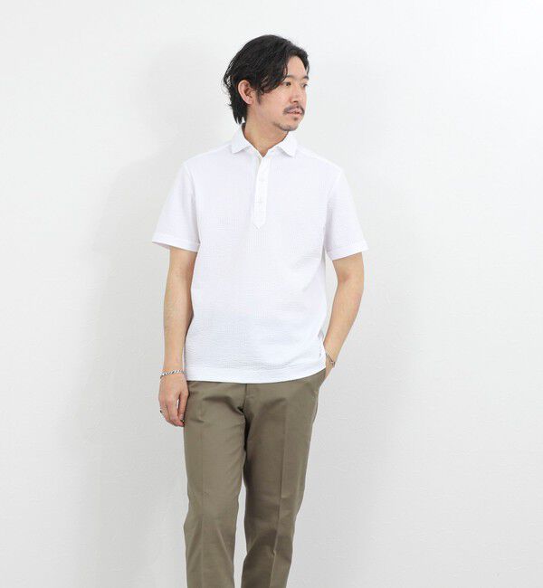 NOLLEY'S goodman「《ビジカジ対応》サッカーテープポロシャツ / ビズポロ /26SS」|ポロシャツ|