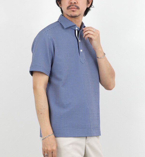 NOLLEY'S goodman「《ビジカジ対応》サッカーテープポロシャツ / ビズポロ /26SS」|ポロシャツ|