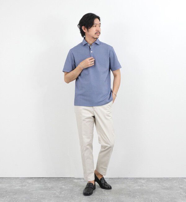 NOLLEY'S goodman「《ビジカジ対応》サッカーテープポロシャツ / ビズポロ /26SS」|ポロシャツ|