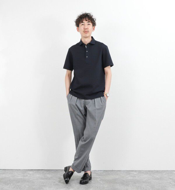 NOLLEY'S goodman「《ビジカジ対応》サッカーテープポロシャツ / ビズポロ /26SS」|ポロシャツ|