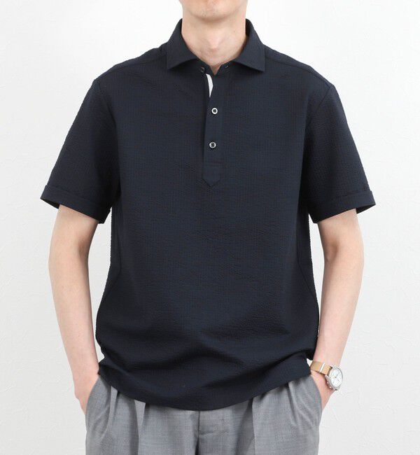 NOLLEY'S goodman「《ビジカジ対応》サッカーテープポロシャツ / ビズポロ /26SS」|ポロシャツ|