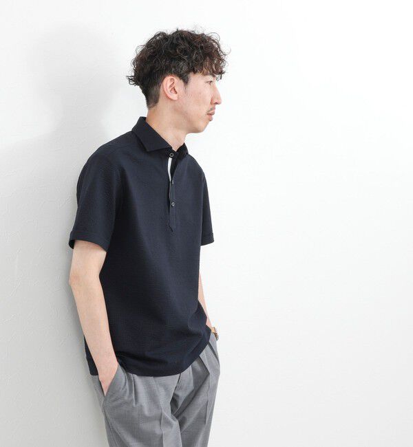 NOLLEY'S goodman「《ビジカジ対応》サッカーテープポロシャツ / ビズポロ /26SS」|ポロシャツ|