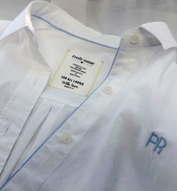 fredy emue「FR刺繍オックスコンパクトシャツ」|シャツ・ブラウス|