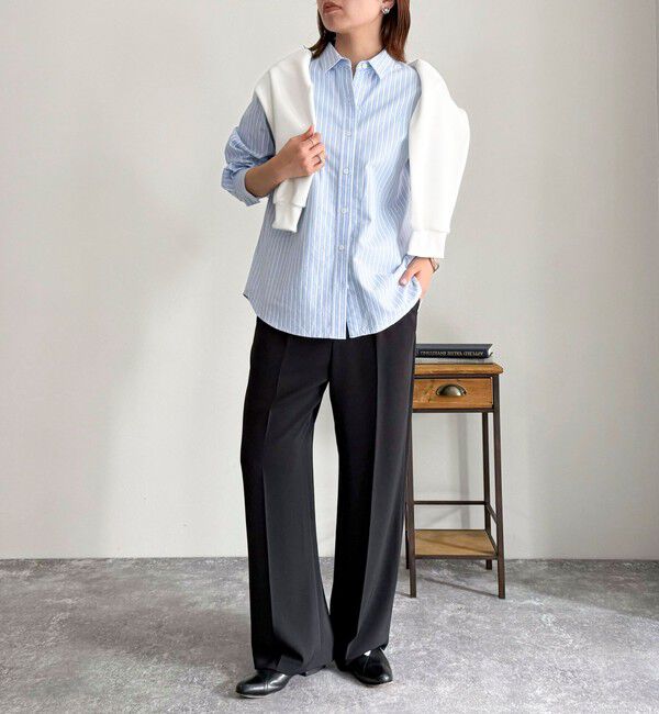 fredy emue「FR刺繍オックスコンパクトシャツ」|シャツ・ブラウス|