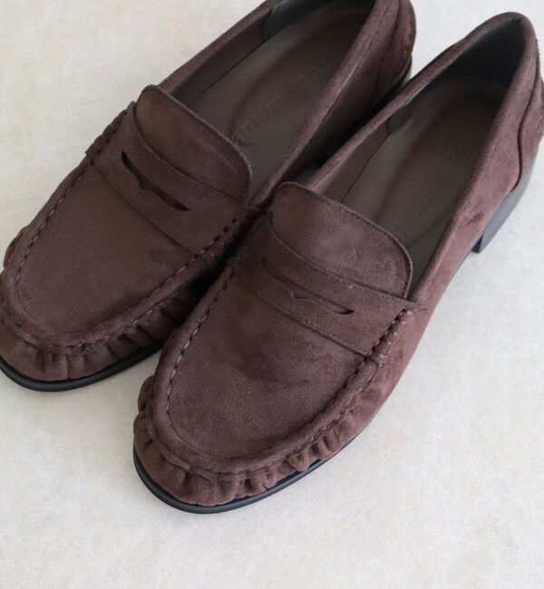 fredy emue「ポリスエードギャザーローファー」|その他|