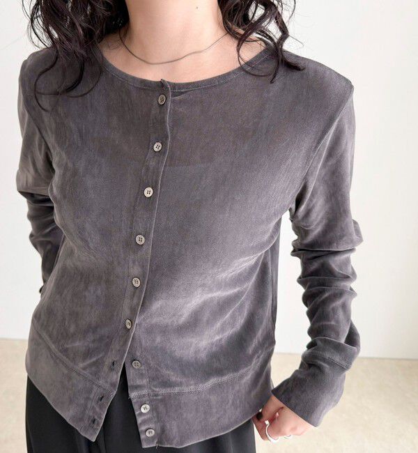 fredy emue「シアーフロッキーコンパクトカーディガン」|カーディガン|