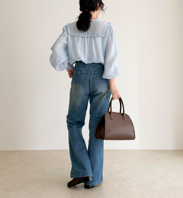 fredy emue「ピンタックギャザーブラウス」|シャツ・ブラウス|