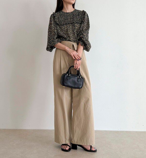 fredy emue「ピンタックギャザーブラウス」|シャツ・ブラウス|