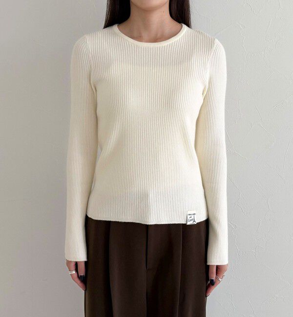 fredy emue「袖スリットリブニットプルオーバー」|ニット・セーター|