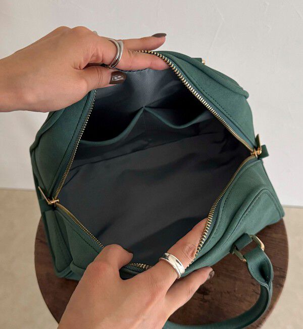 fredy emue「台形ファスナーボストンバッグ」|ショルダー・メッセンジャー|