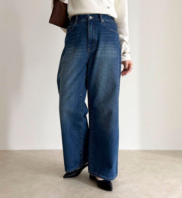 fredy emue「ドロストデニムパンツ」|デニム|