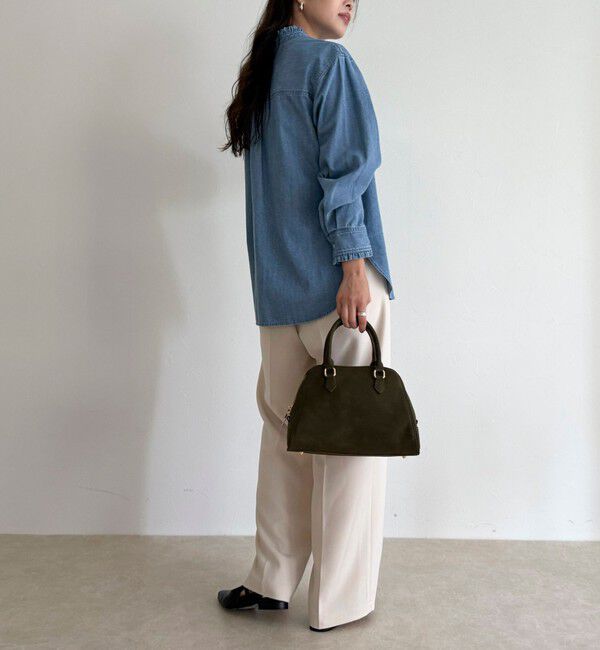 fredy emue「バンドカラーフリルシャツ」|シャツ・ブラウス|