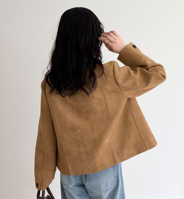 fredy emue「フェイクスエードジャケット」|テーラードジャケット|