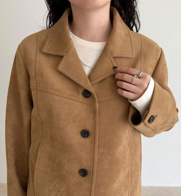 fredy emue「フェイクスエードジャケット」|テーラードジャケット|