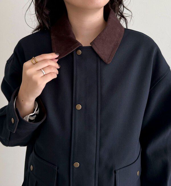 fredy emue「ツイルカバーオール」|ブルゾン・スタジャン|