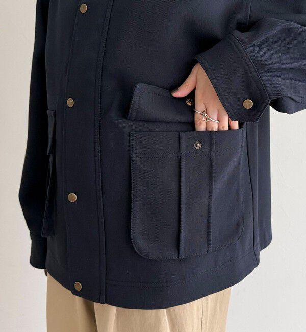 fredy emue「ツイルカバーオール」|ブルゾン・スタジャン|