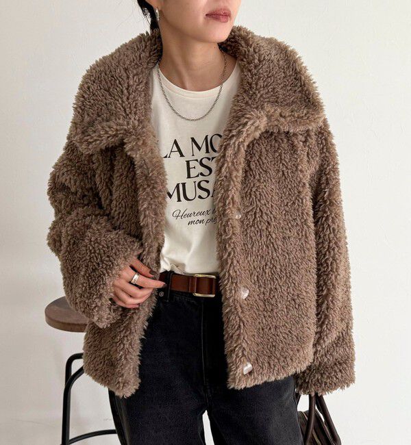 fredy emue「フェイクファーコート」|その他|