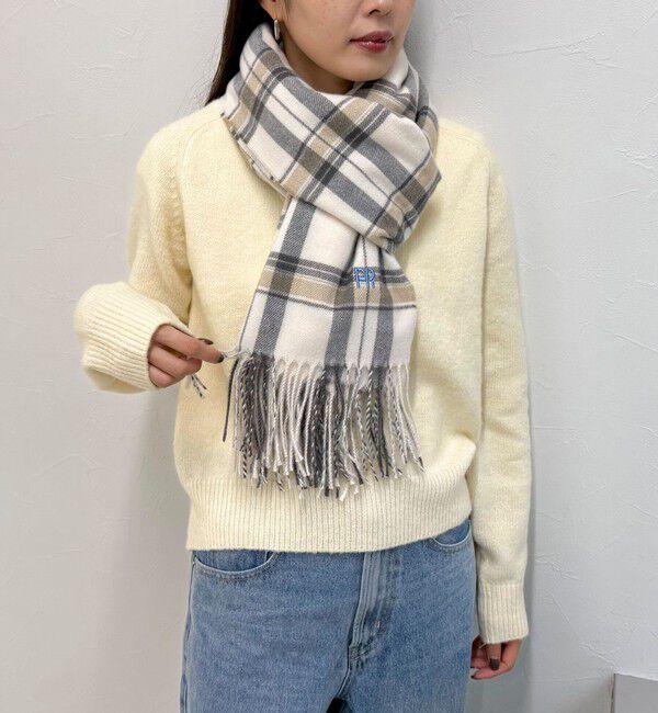 fredy emue「ソフトチェックストール」|ストール|