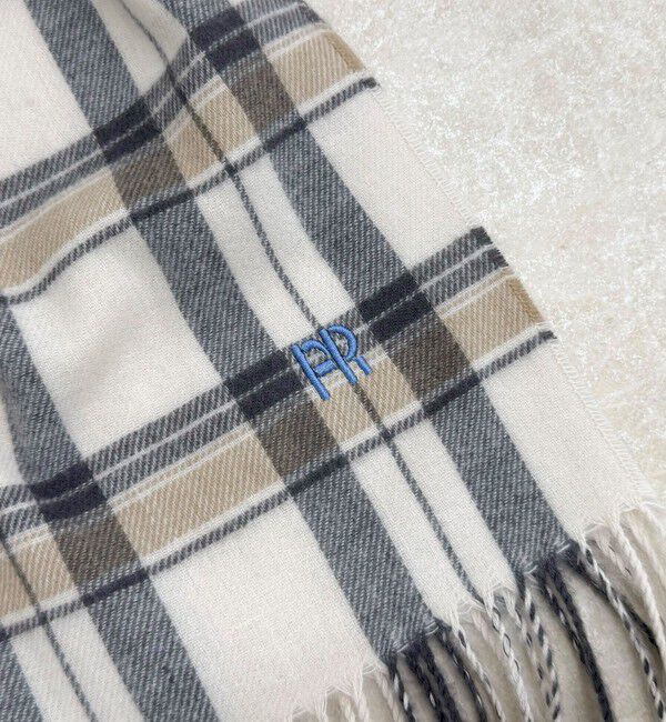 fredy emue「ソフトチェックストール」|ストール|