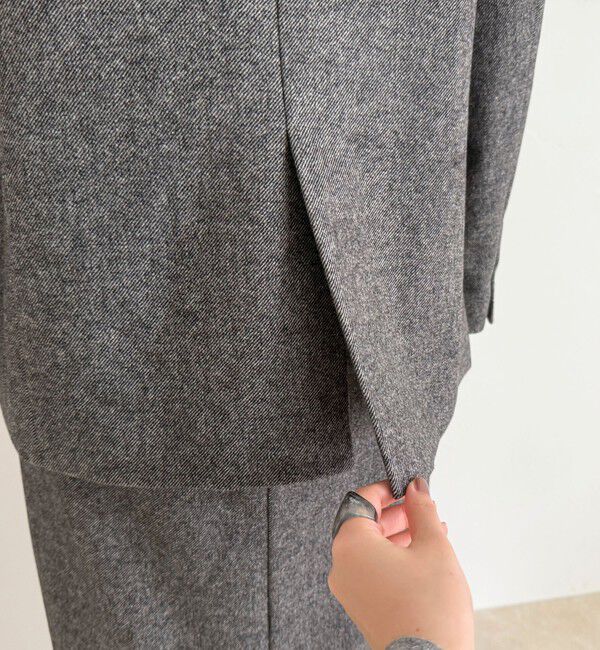 fredy emue「《セットアップ対応》ツィードオーバージャケット」|テーラードジャケット|