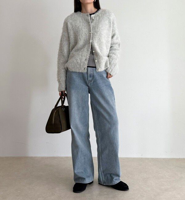 fredy emue「ふわふわ起毛ニットカーディガン」|カーディガン|