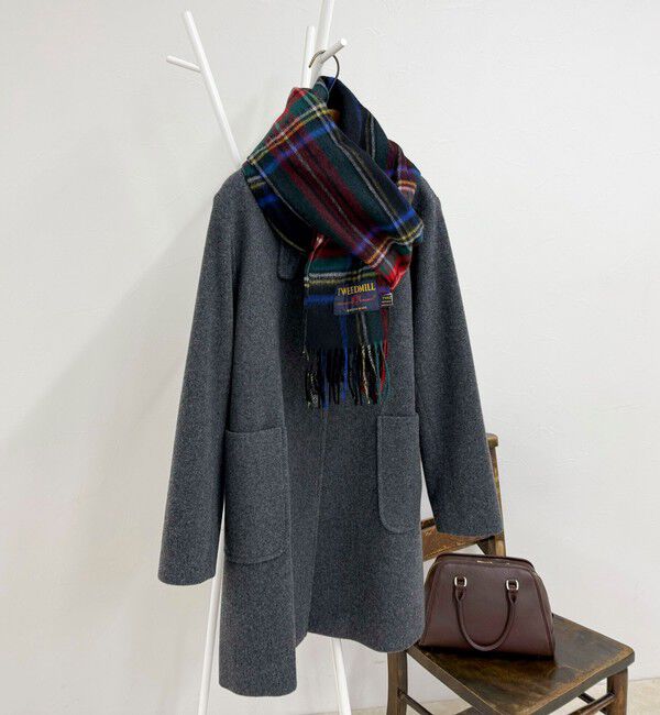 fredy emue「【TWEED MILL/ツイードミル】ウールチェックストール48」|ストール|