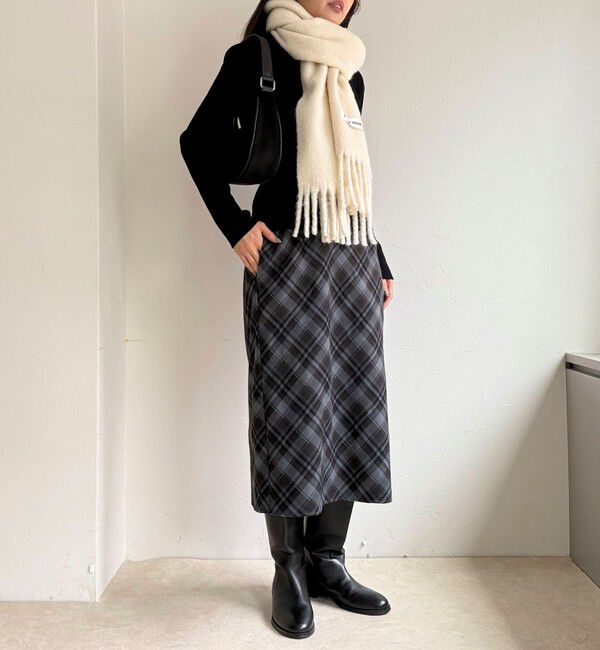 fredy emue「チェックミディスカート」|スカート|